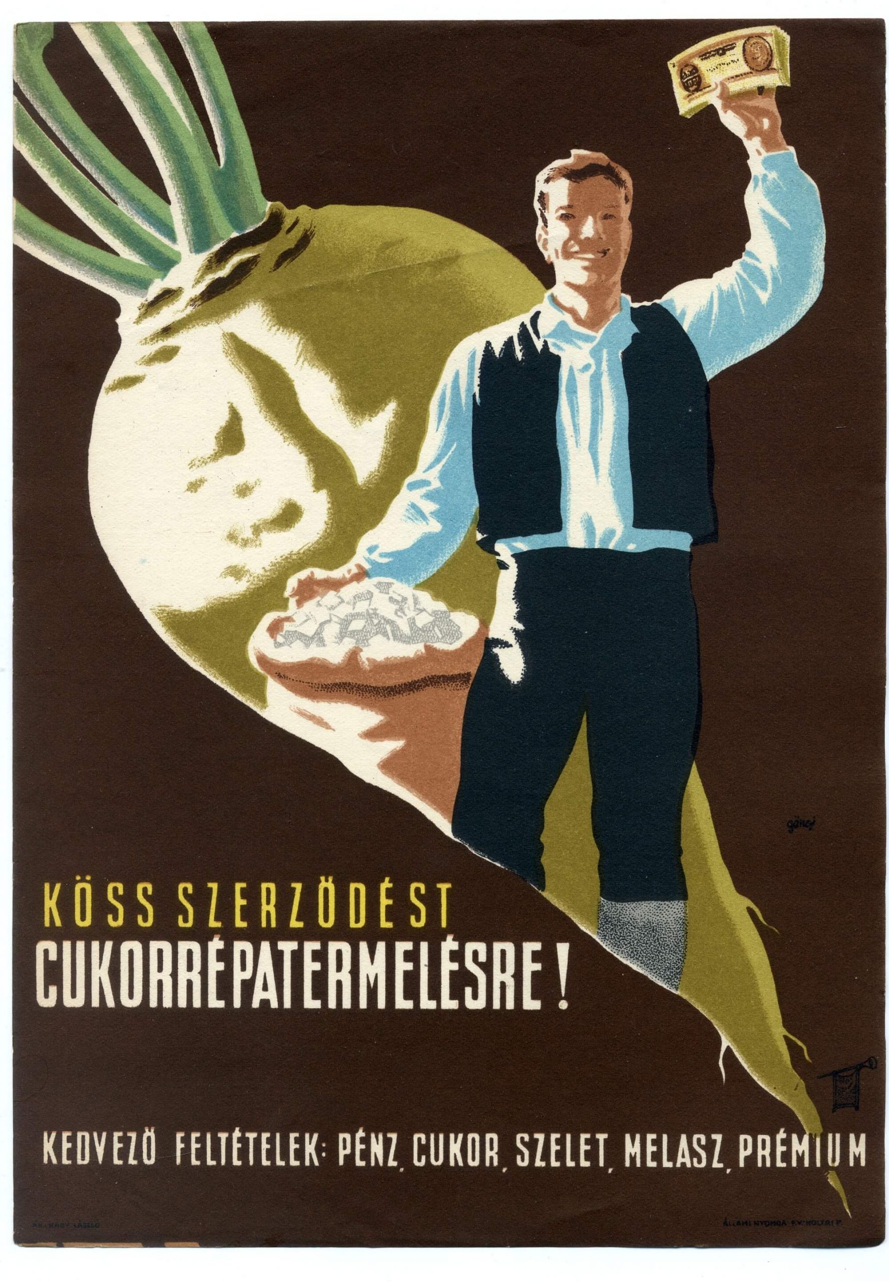Cukorrépa plakát